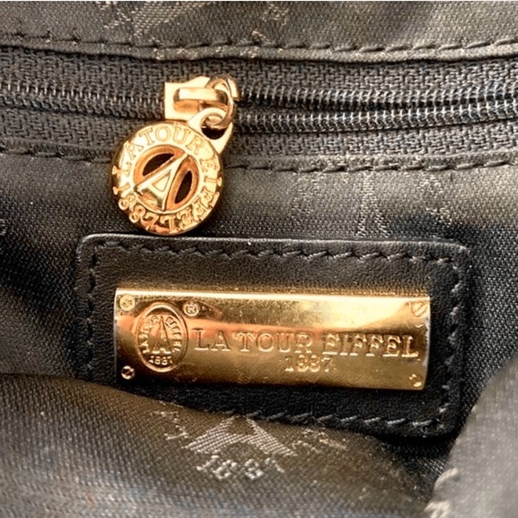 La Tour Eiffel Paris Signature Logo Coated Canvas - Picture 9 of 16